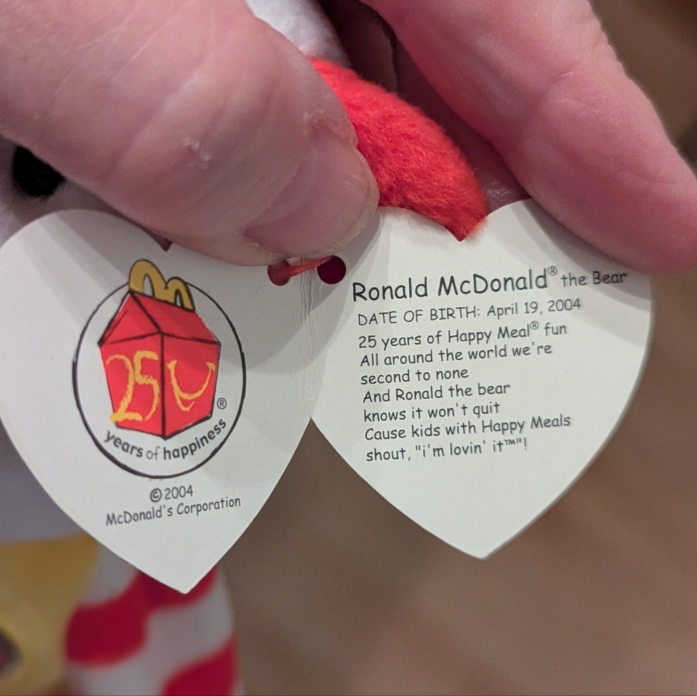 Ty Beanie Babies Ronald McDonald 2004 Convention Collectible - Picture 3 of 8